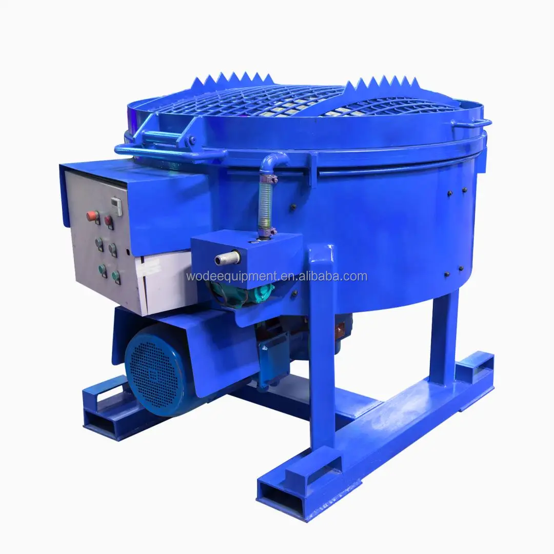 Portable 500kg capacity Refractory Pan mixers For mixing friction material