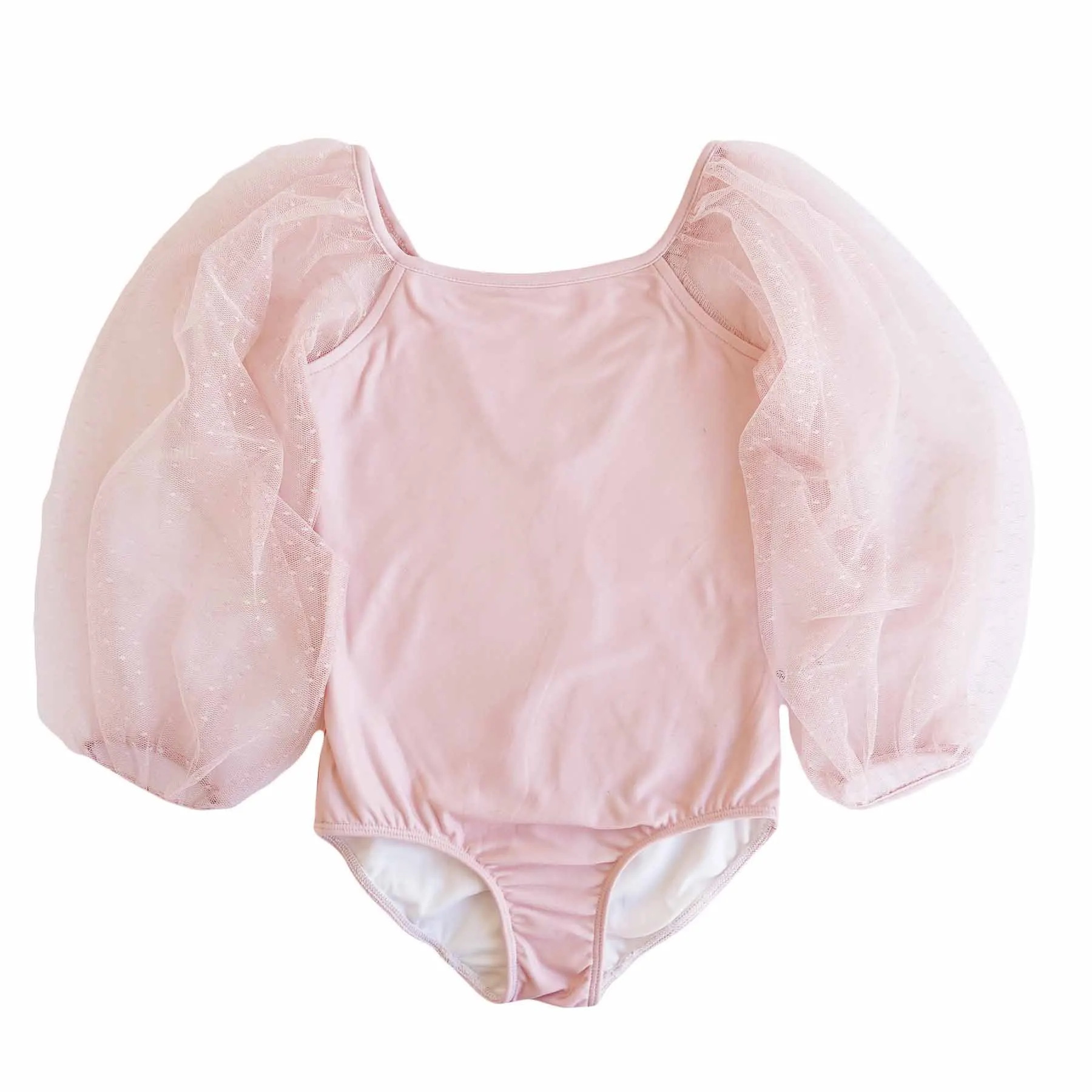 Ballet Style Kids Clothes Super All-Match Baby Leotards Long Voile Sleeves Baby Clothes for Baby Girls