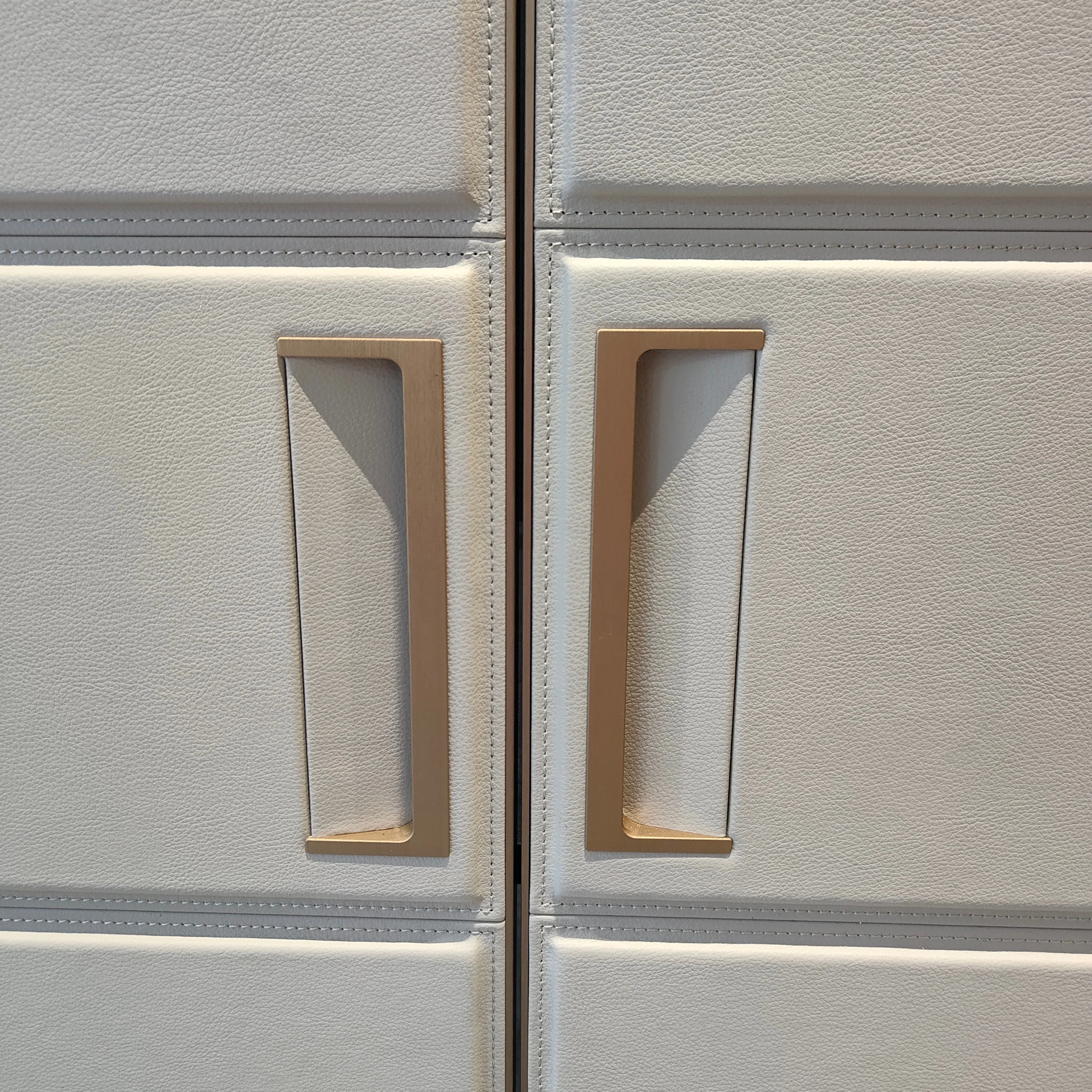 CHENHF Wholesale Bedroom Clothes Closet Modern Leather Wardrobe Door