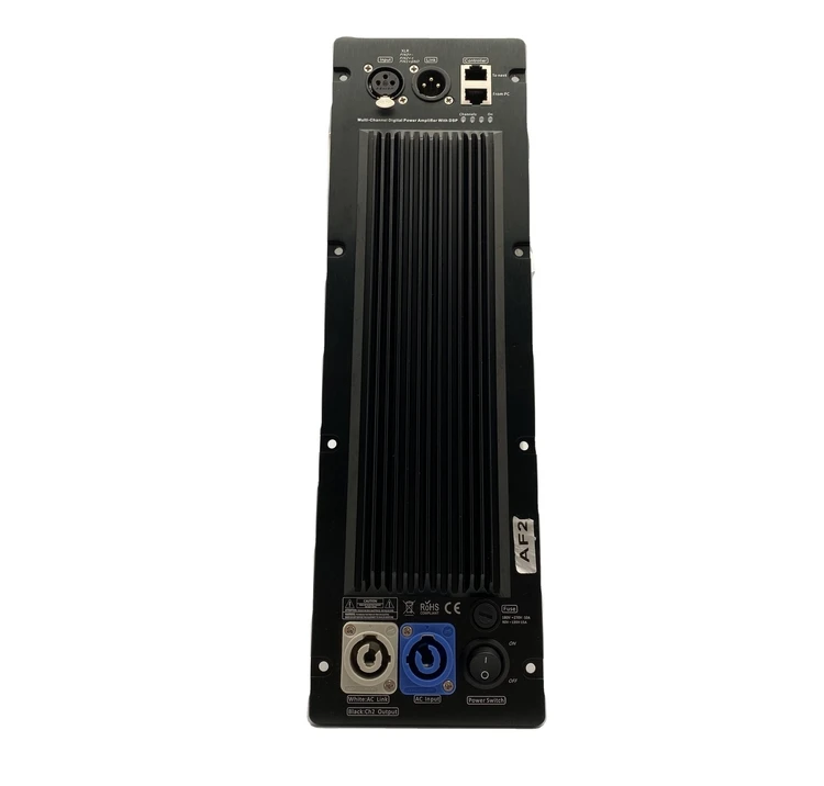 Professional manufacturer Two-channel class D power amplifier designed for active speakers