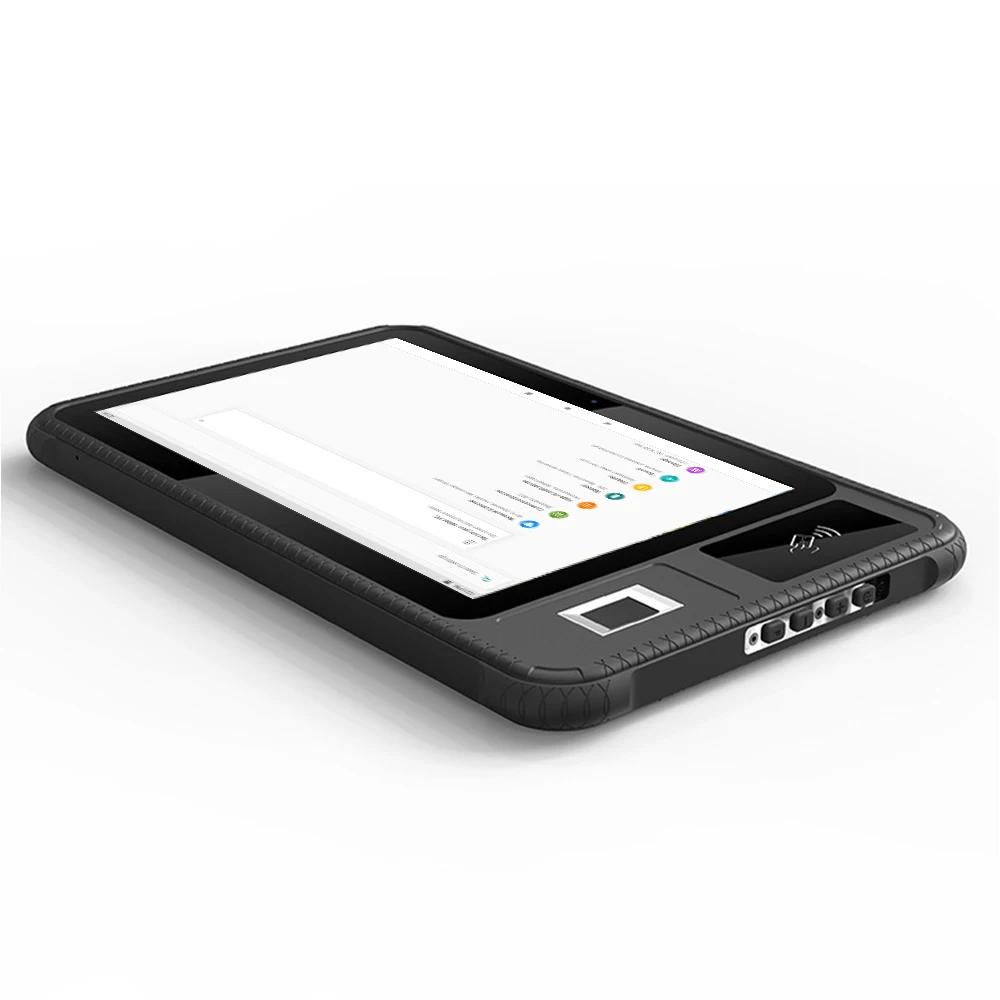 OEM ODM Industrial Rugged Tablet Pc 10.1 Inch Android 12 IP65 4GB RAM With Option NFC Biometric Fingerprint Scanner RFID Reader