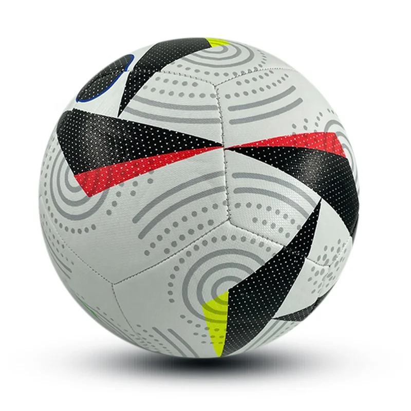 Factory soccer ball football Colorful Soft PU Leather laminated tech good price