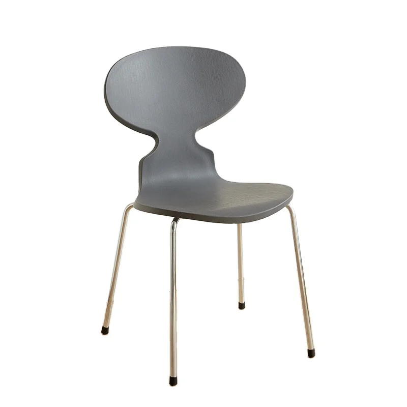 Nordic ins designer ant dining chair home modern minimalist coffee shop leisure stool negotiation plastic back chair