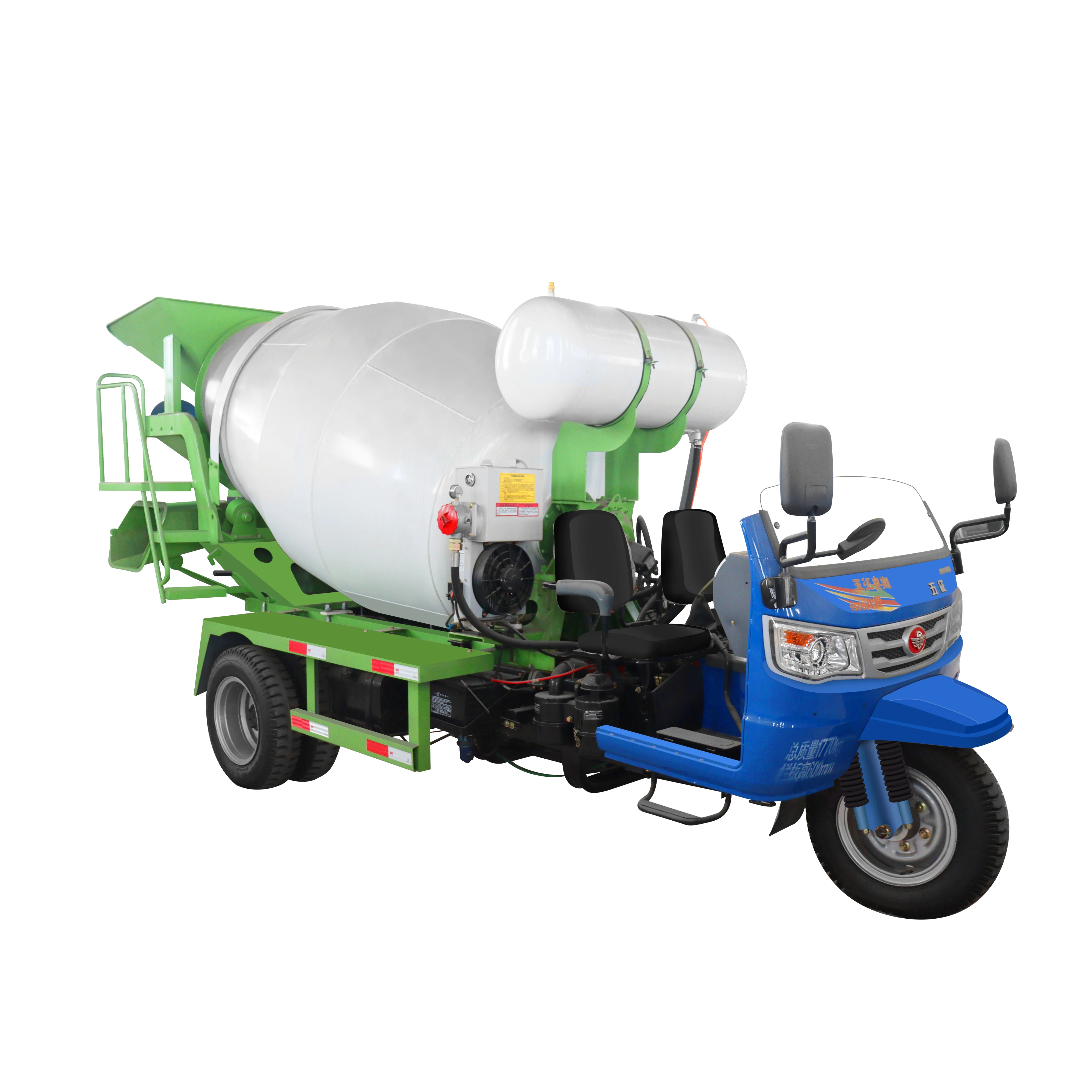 371HP Ready Cement Mixer Truck 12 Cubic Yards Concrete Portland Transit Mixers Movable