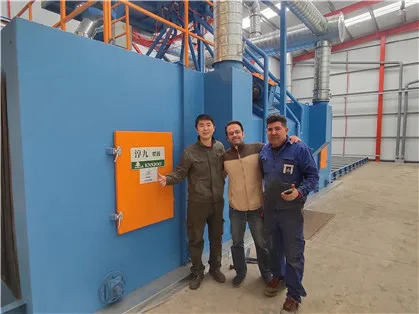 
Continuous feed /steel strip / through feed shot blasting machine for sale RFQ 