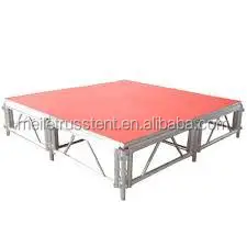 Aluminum Alloy Trade Show Equipment Catwalk Dancing Plywood Stage Podium Portable Mobile DJ Lighting Stage Platform