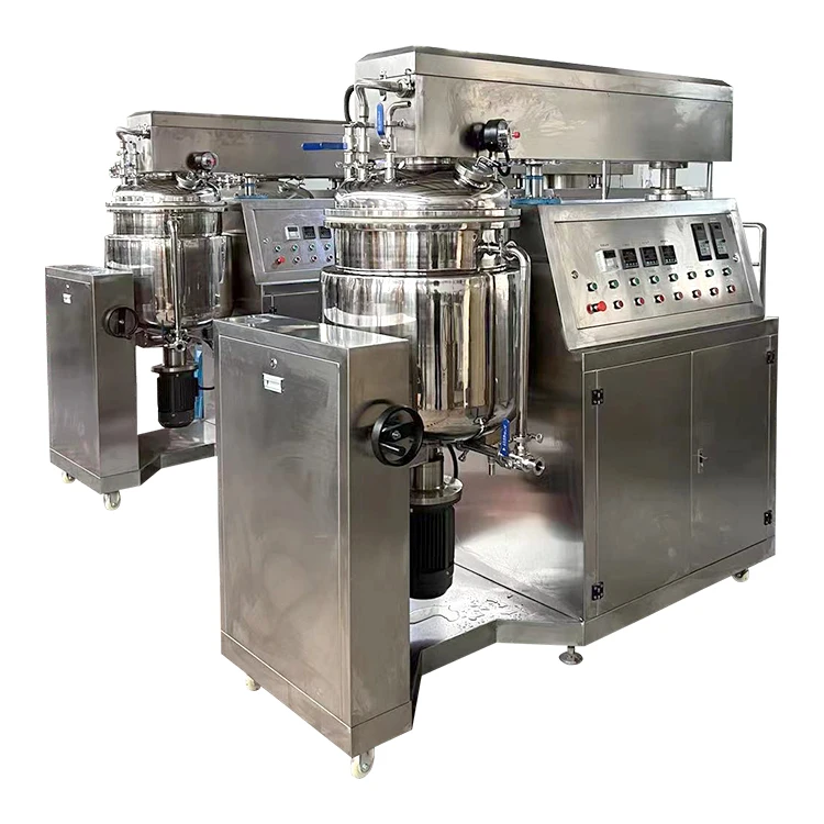 100L Making Machinery Soap Manufacturer CE GMP ISO 100% High Quality Vacuum Emulsifying Mixer Machine
