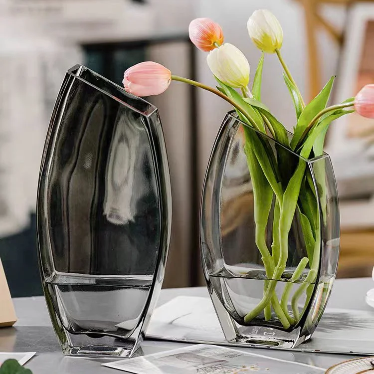 Foryoudecor Reusable Transparent Decorative Vase Small Glass Vases For Home Decor Centerpieces