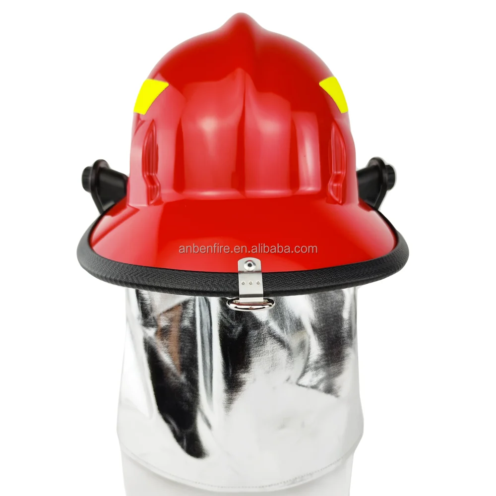 ANBEN FIRE Flame Retardant anti Smashing Fire Fighting Protective Firefighter Safety Helmet for Firemen