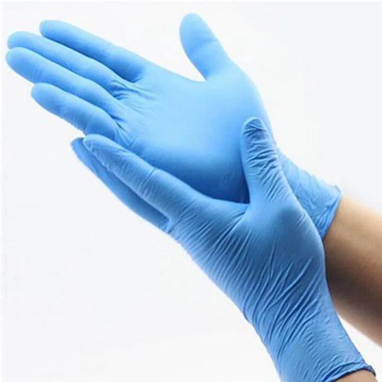 Disposable guantes de nitrilo a granel en china 100 pcs per box safe eco-friendly libre de polvo guantes de nitrilo