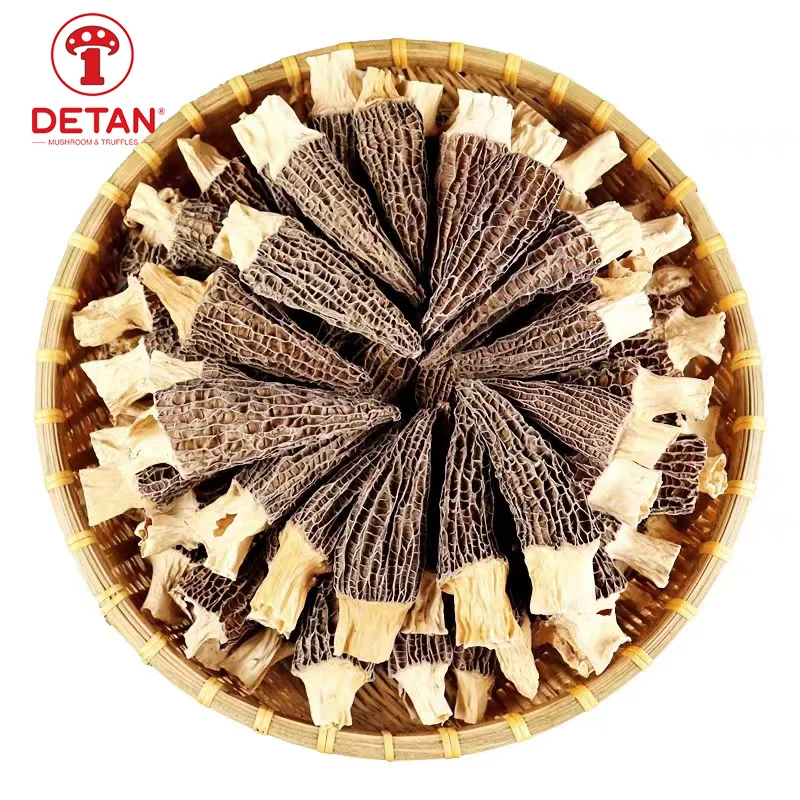 Detan Dry Morel Mushrooms with Vitamin-Rich Collagen Chinese Morel Mushroom