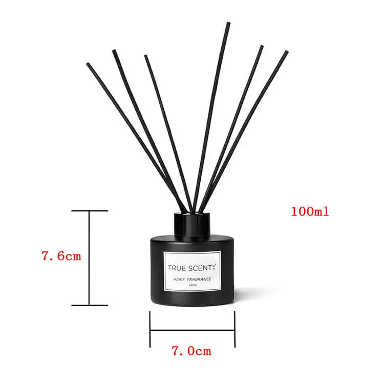 Wholesale In Stock 100ml matt black Air Freshener Aroma reed diffuser