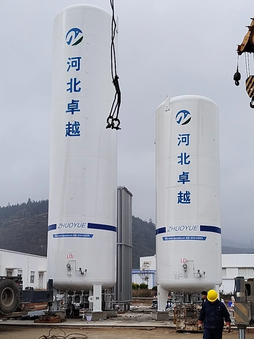 Liquid Nitrogen Cryogenic Storage Tank 20m3 Used for Manufacturing Plant