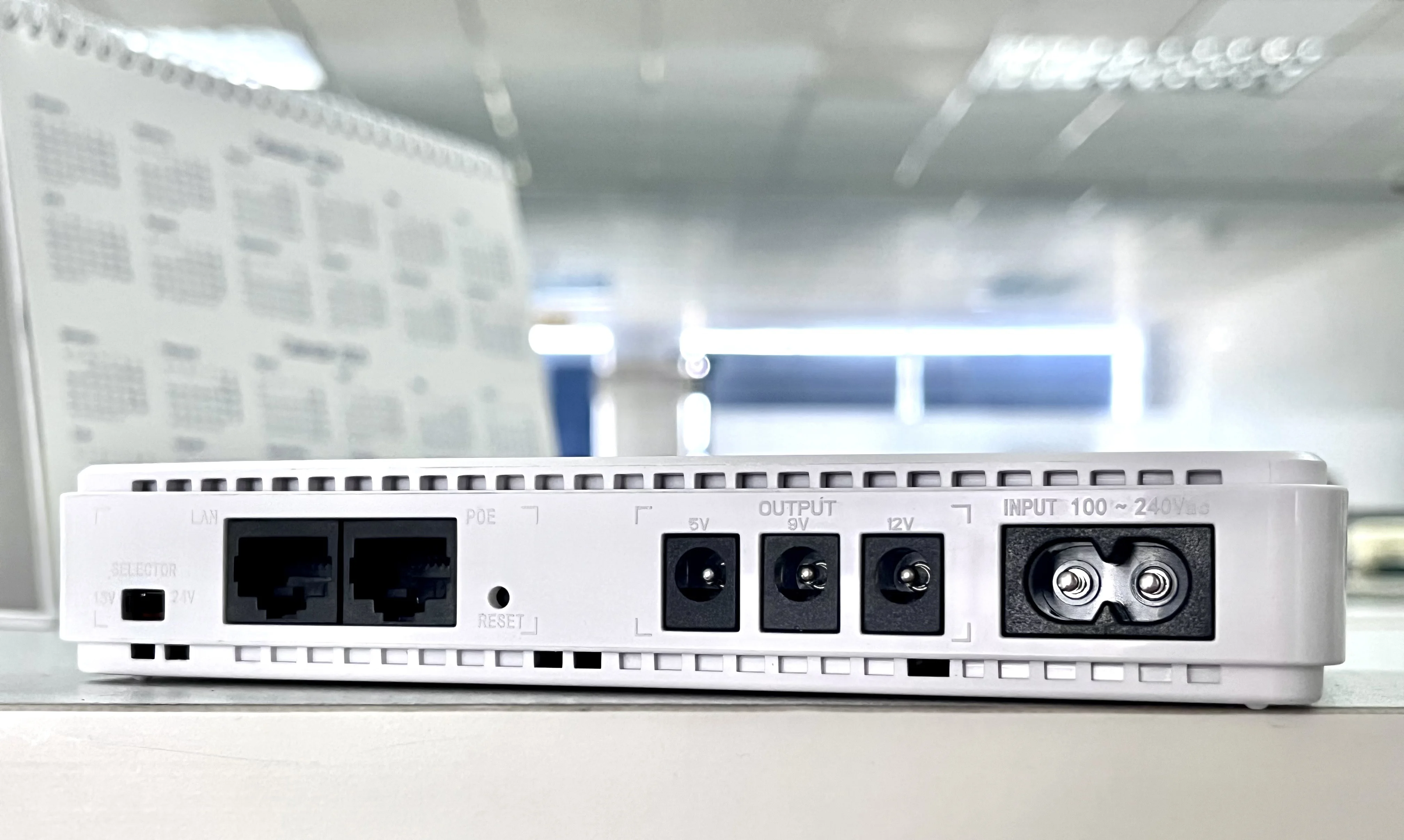 2024 New Product Launch Fenice Power 21W-36W POE 5V 9V 12V  mini dc UPS for Wifi Router POE camera