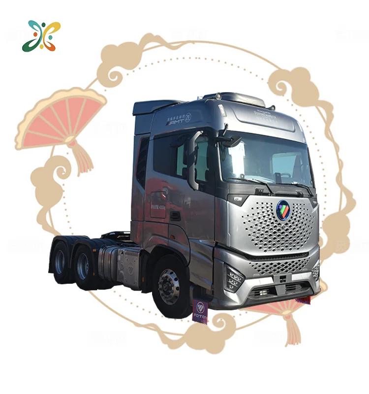 New Used Product Truck Tire Left Hand Drive Diesel Tractor Trucks 6X4 500HP Foton Auman Tractor Truck