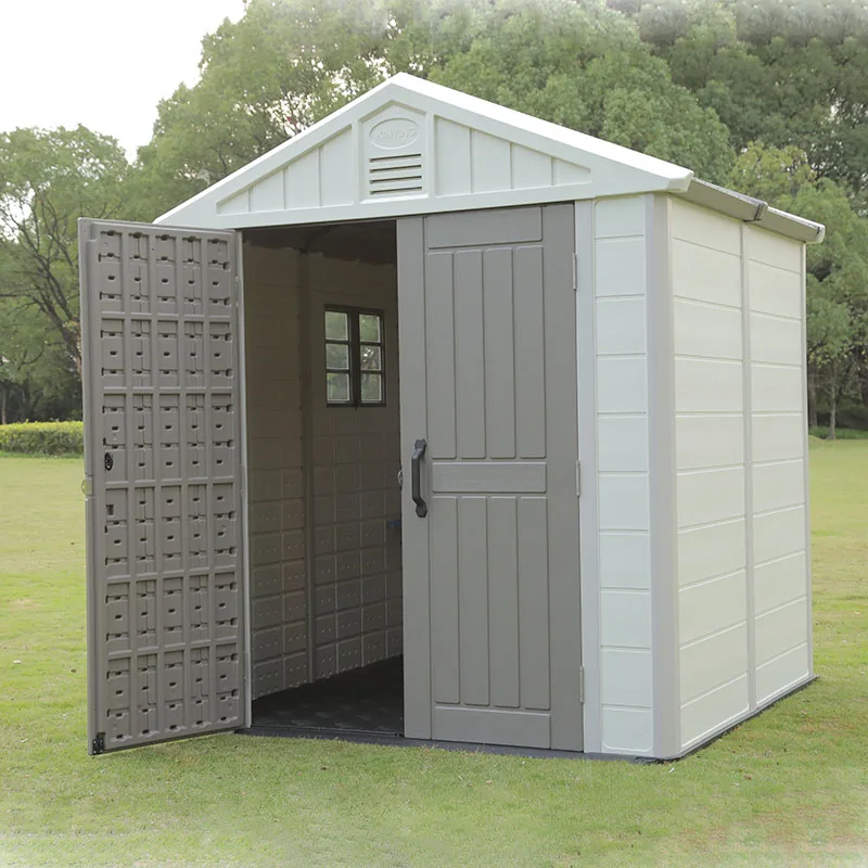 Sustainable 2 Room Small Garden Buildings Shed Waterproof Garden Home Sheds