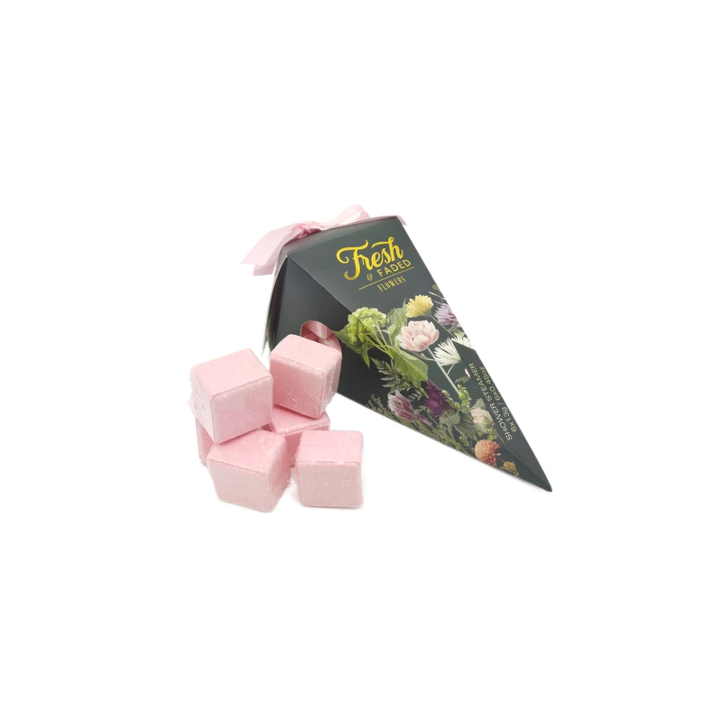 Cherry Rose Cube Shower Steamer Gift Set Bubble Colors Lavender 15g Relaxing shower steamer for Bath and body Fizzy Steamer