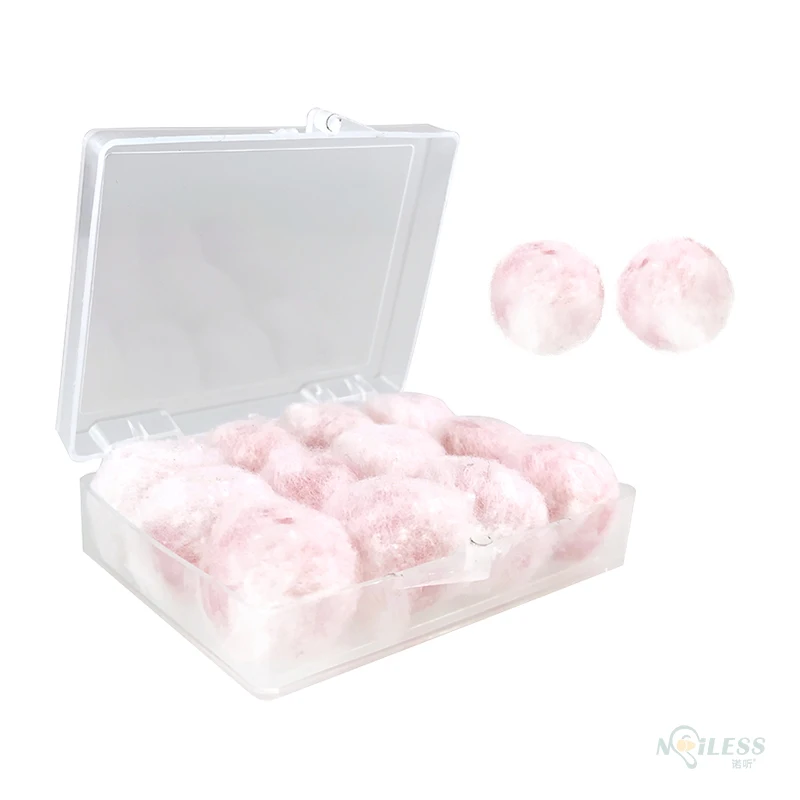 NRR 20dB Wax Cotton Earplugs with Noise cancelling for Swimming and sleeping earplug