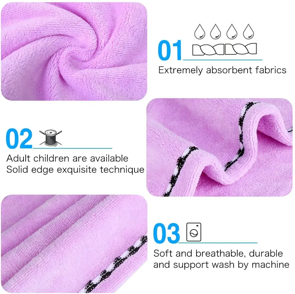 Многоцветная банная обертка для сушки головной убор полотенце для сухих волос из микрофибры