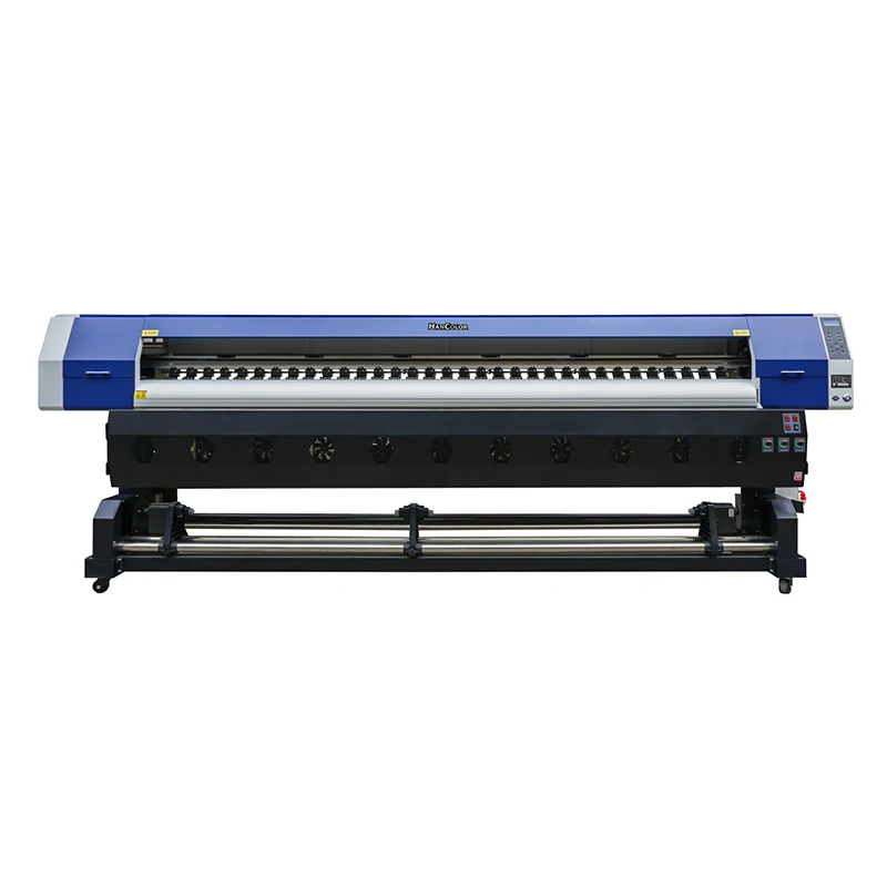 HanColor 3.2M Large Format Eco Solvent Printer with dual and four I3200 Xp600 printheads Eco Solvent Printer