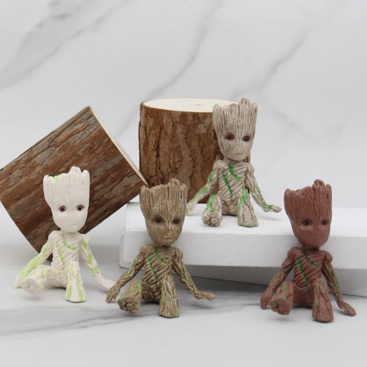 Игрушечная фигурка кукла модель мультяшного фильма мини-деревья Человек Детские грус украшение