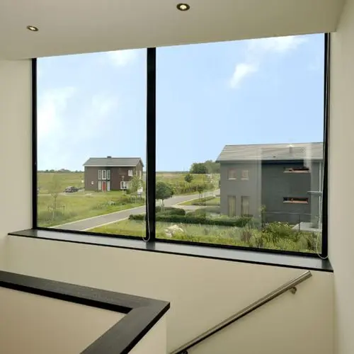 DTOP Double Glazed Fixed windows Aluminium Picture Window Soundproof Aluminium Fixed windows