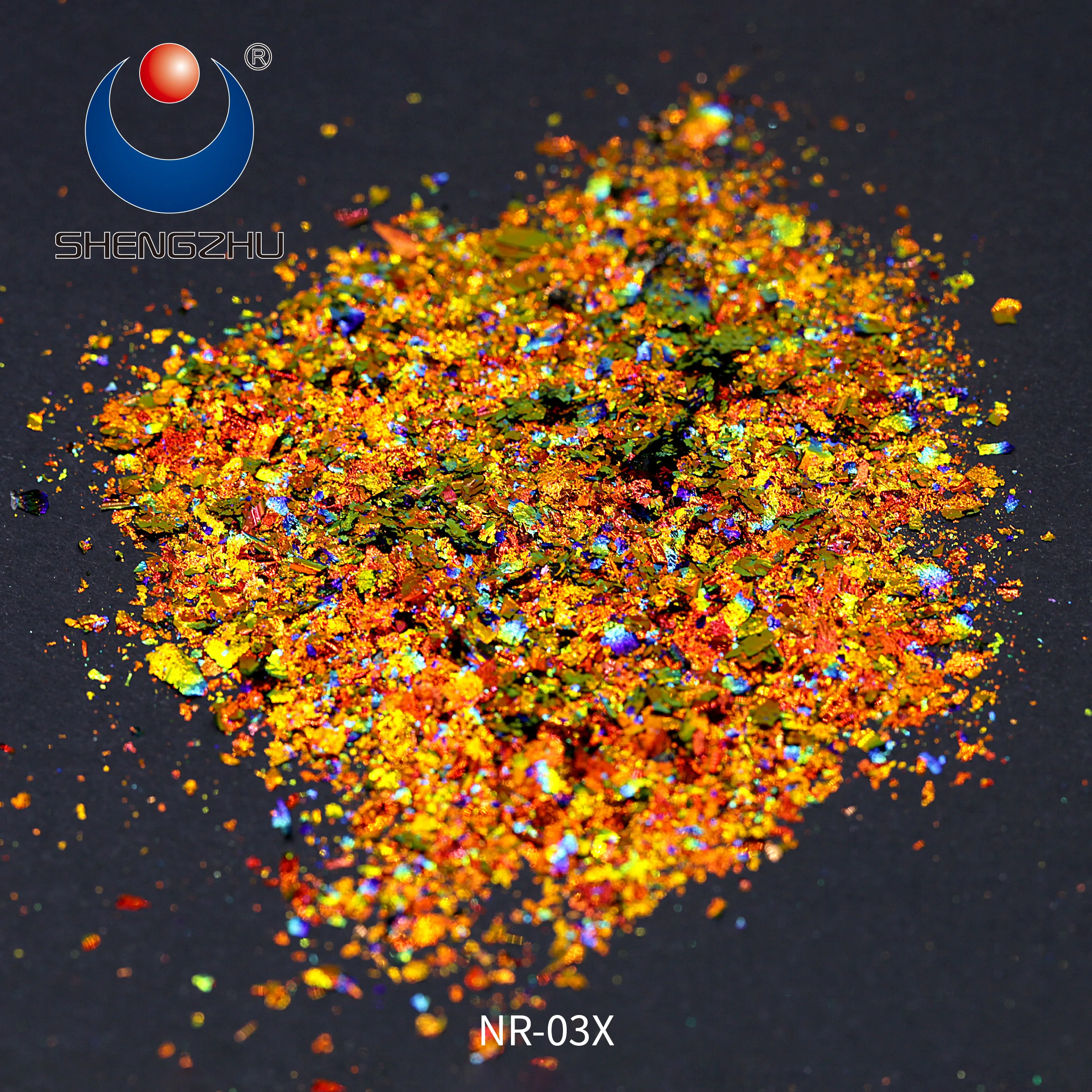 Wholesale Cheap Price NR Series Optical Chameleon Color Shifting Flakes for Nail Art Epoxy Resin Customized OEM Packing