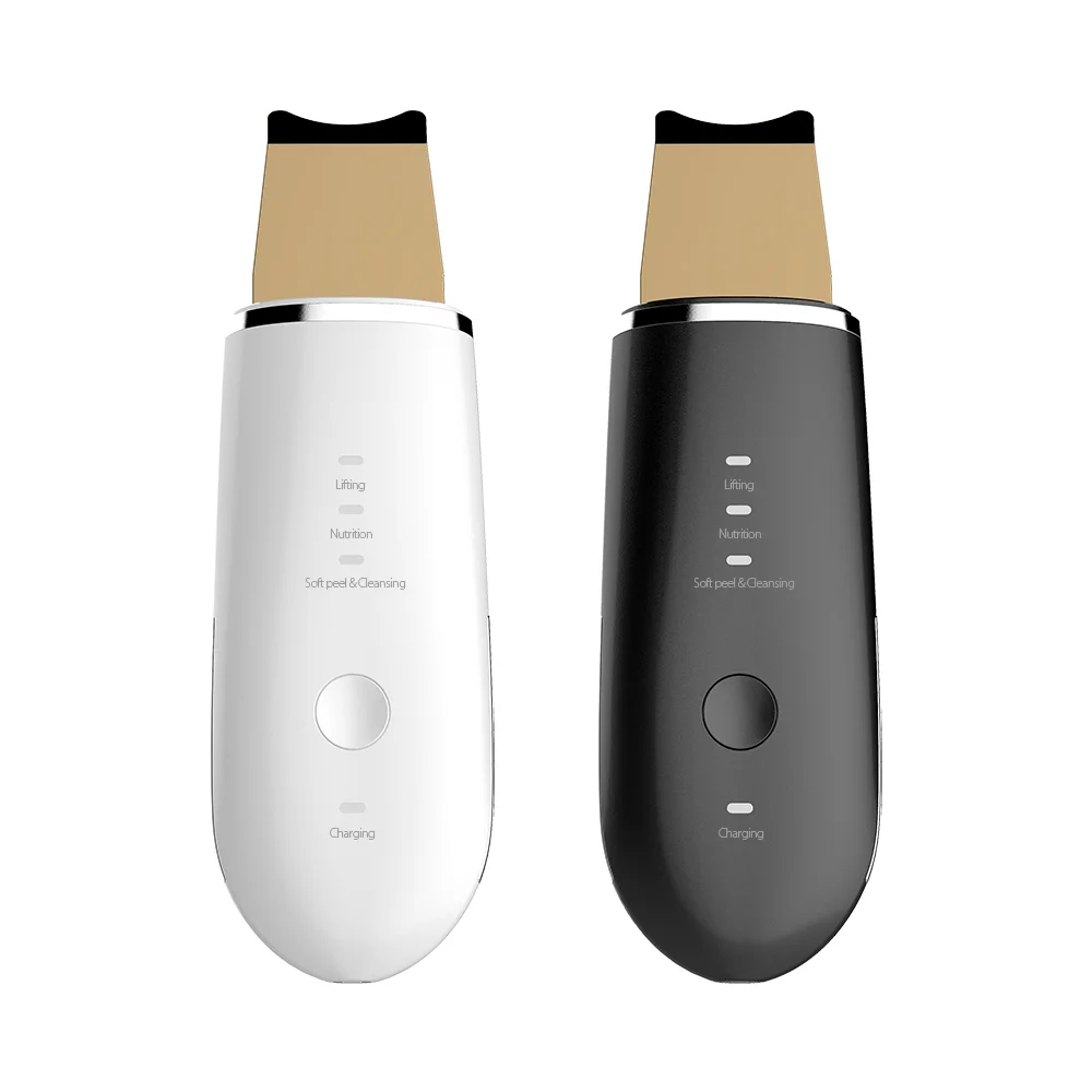 New Skin Scrubber Face Spatula Ultrasound Scrubber Personal Use Face Skin Cleaner Ultrasonic Deep Cleanser