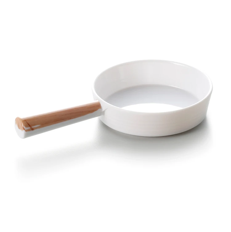 Wholesale cheap hot pot restaurant pan plate with handle