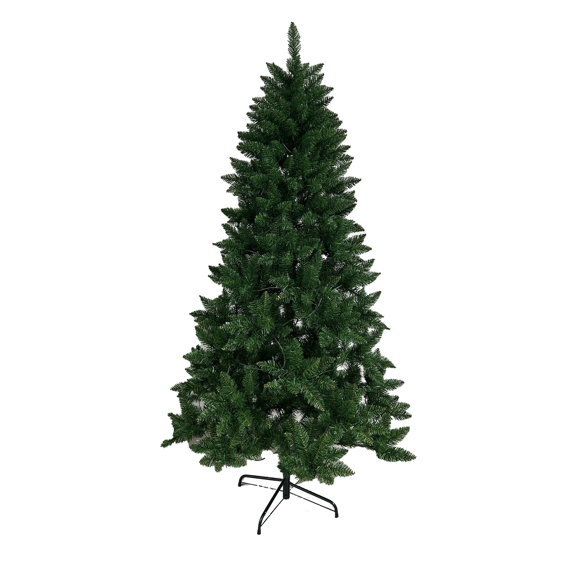 Merry Christmas Real Looking Home Decor Holiday Pvc Giant Spruce Christmas Tree With Lights