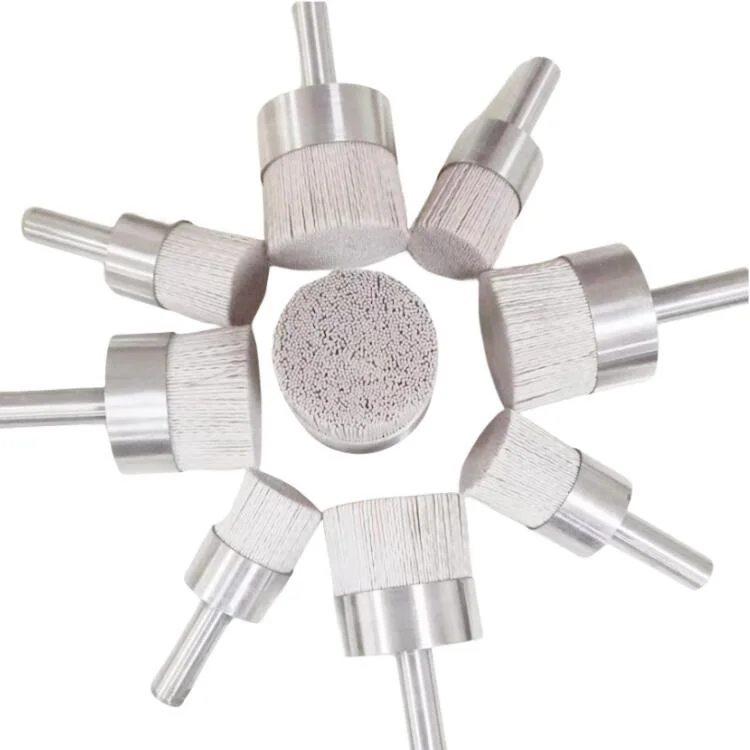 120 Grit ATB Flex Nylon Mini End Abrasive Brush 20mm Shank for Drill Grinder