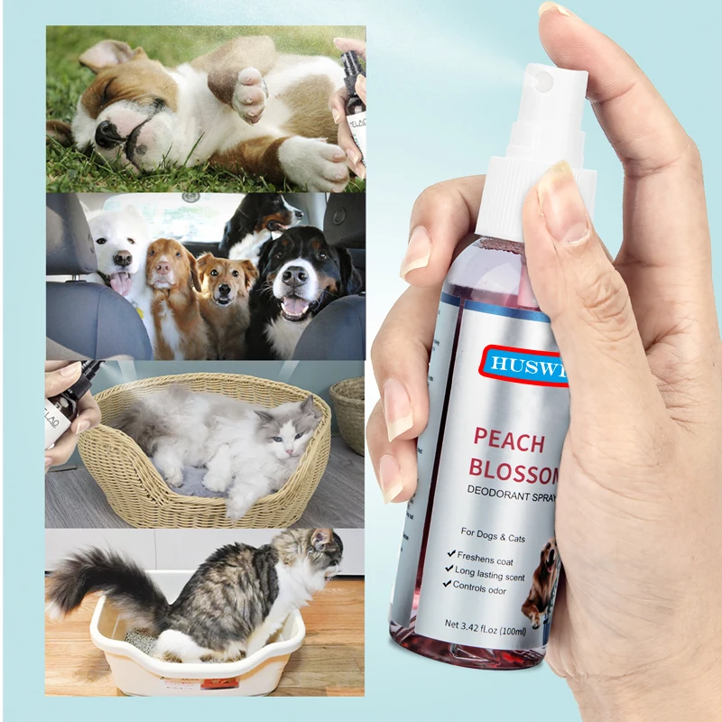 Private Label Powerful Orange/Peach Blossom Deodorizer Carpet Urine Stain Remover Strong Pet Odor Eliminator For Cats And Dog