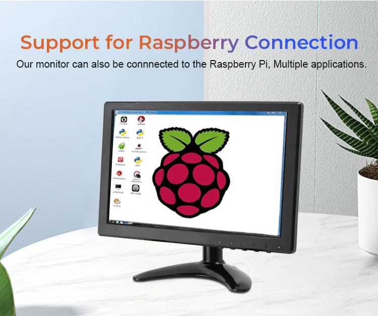 Hot selling ips panel full hd 10.1 inch lcd led touch screen monitor