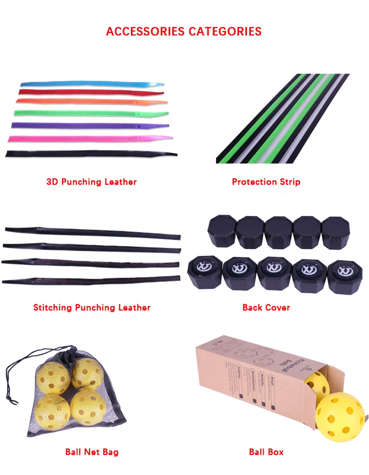 USAPA Approved Edgeless Rimless Graphite Pickleball Paddle Professional Long