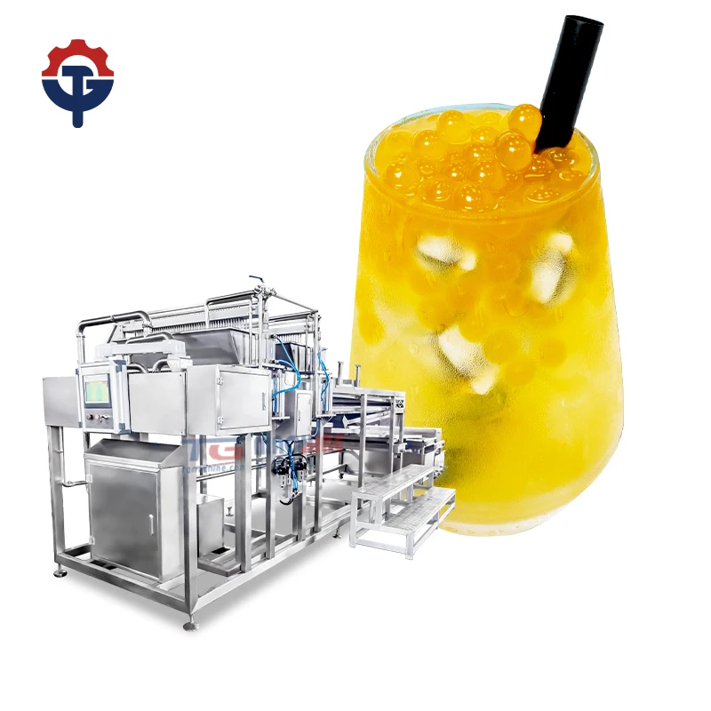 Famous brand PLC eyeball gummy candy making machine long service life  boba making machine