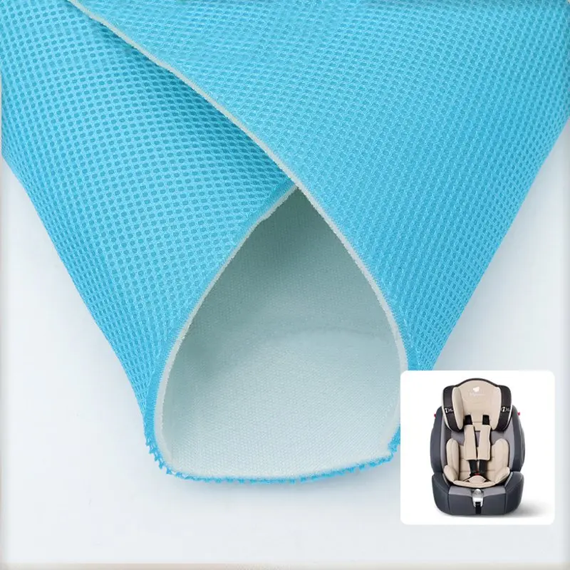 Customized 3D Air Sandwich Mesh Bonded 3-7mm Sponge Foam Fabric For Helmet Lining/Protective Gear