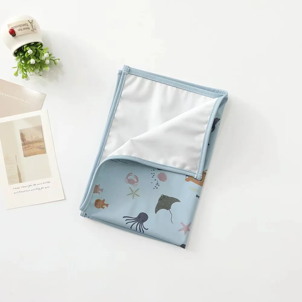 2023 Portable Waterproof Urine Pad Baby Diaper Changing Pad Minimalist Travel Bed Pad Outdoor Baby Diaper Change Mat