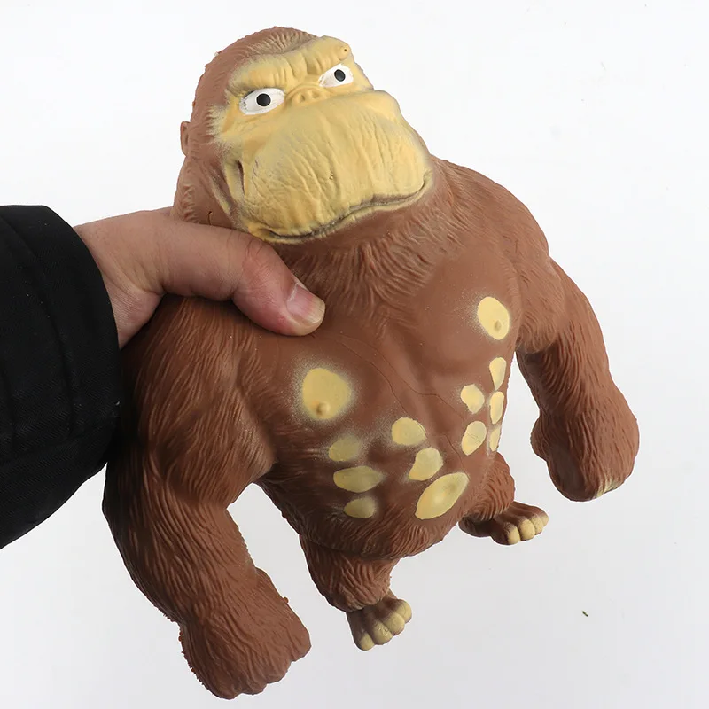 TikTok New Creative Stress Relief Toys Funny Fall Down Monkey Gorilla Squishy Stress Relief Balls Squeeze for Kids or Adults