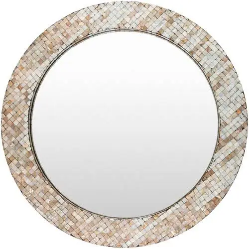 YIXIN high quality Exquisite Crackle Square Shape Mosaic Glass Mirror Glass Bathroom Mirror cosmetic mirror Glass