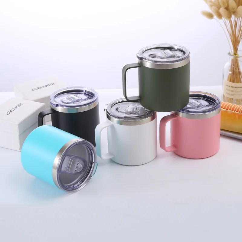 Double Wall stainless steel Vacuum Insulated Tumbler Thermo Stainless Steel Camping Mug With Lid