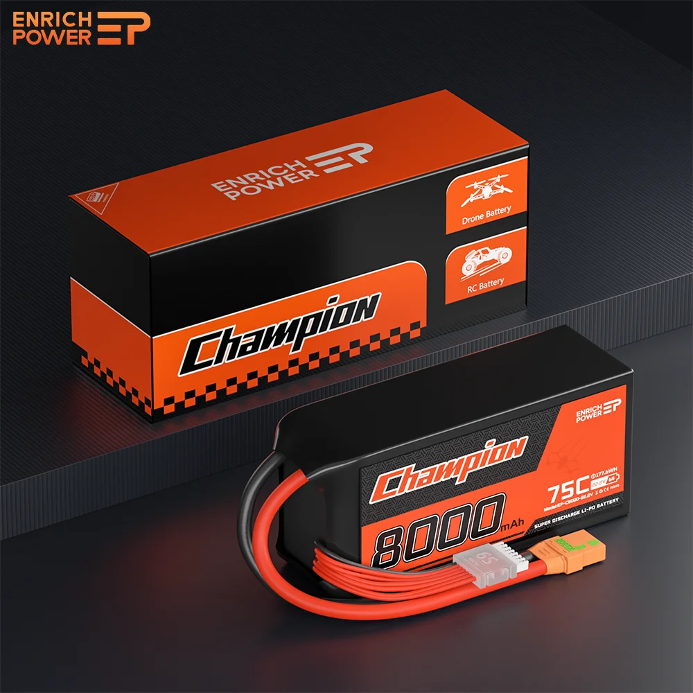 Uninterruptible power supply lithium ion battery 6S 8000mAh FPV Drone RC application 110C li-ion battery pack
