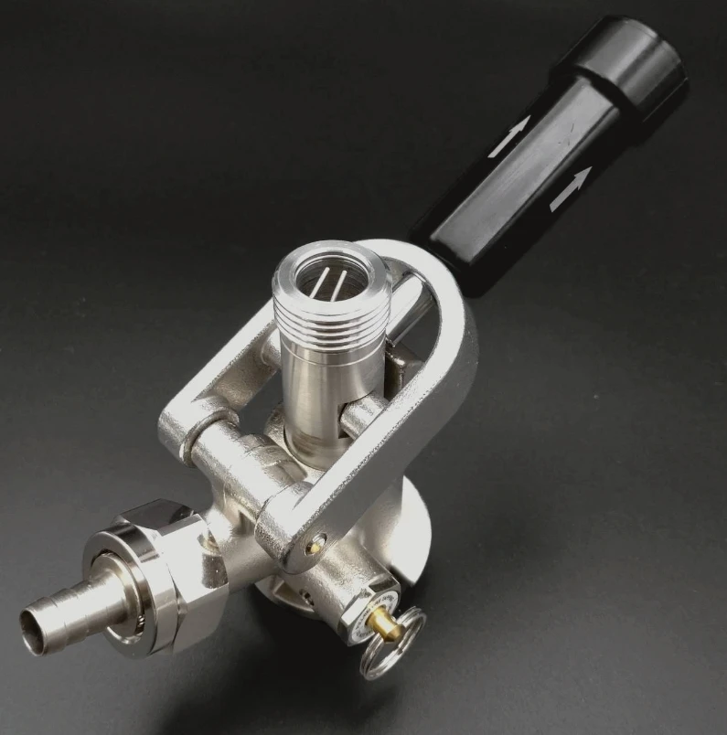304 Stainless Steel Sankey D System Keg Coupler Draft Beer Dispensing Equipment Home Brewing Bars Bar Made Metal Copper