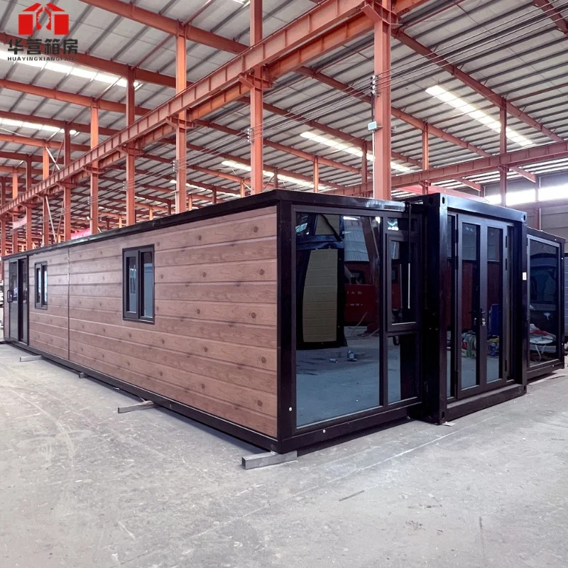 China Factory Wholesale Cheap 40 Ft Luxury House Prefab Modular Homes Expandable Container House