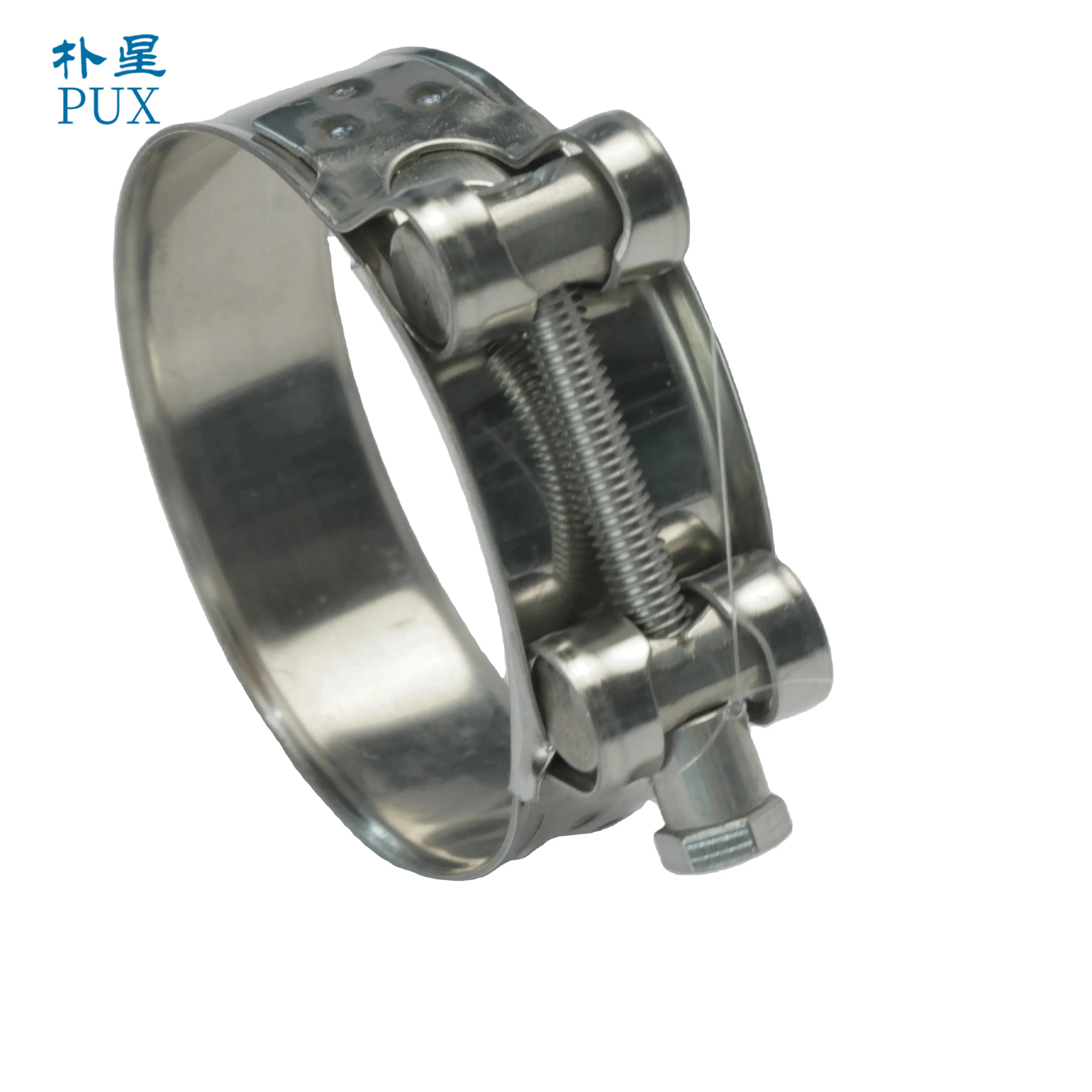 Premium 316 Stainless Steel T Bolt Heavy Duty Hose Clamp, 70-90mm, Rust Proof, Ideal for Industrial and High Performance Engines