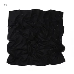 Solid color encrypted Balinese yarn hot drill all over the sky star square towel Malaysia square towel one hair cap