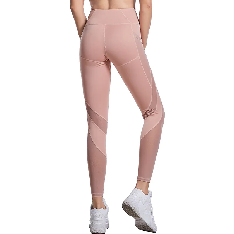 Женские легкие и дышащие штаны для фитнеса и спортзала большого размера и джинсы штаны для йоги Леггинсы Компрессионные Леггинсы