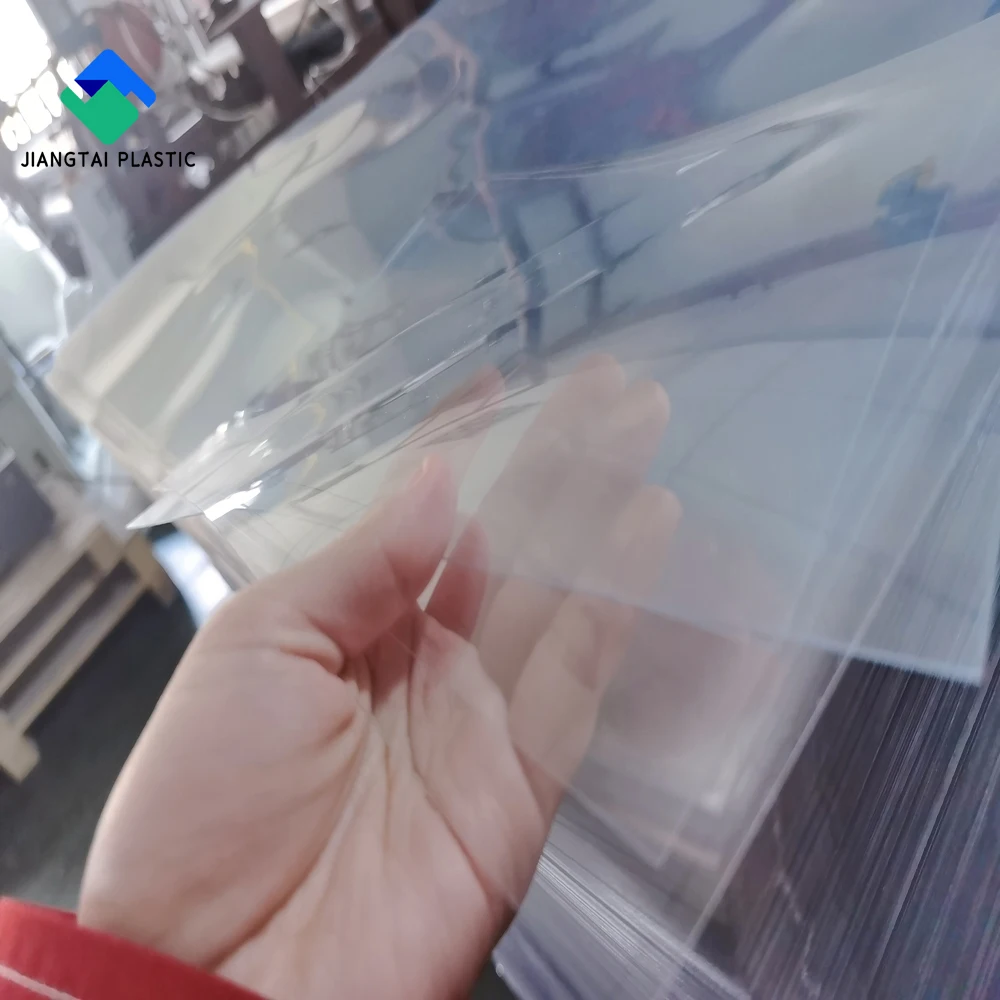 Jiangtai Fast Leadtime Factory Cheaper Price PET Anti-fog Transparent Rigid Pet Plastic Sheet Used For Thermoforming