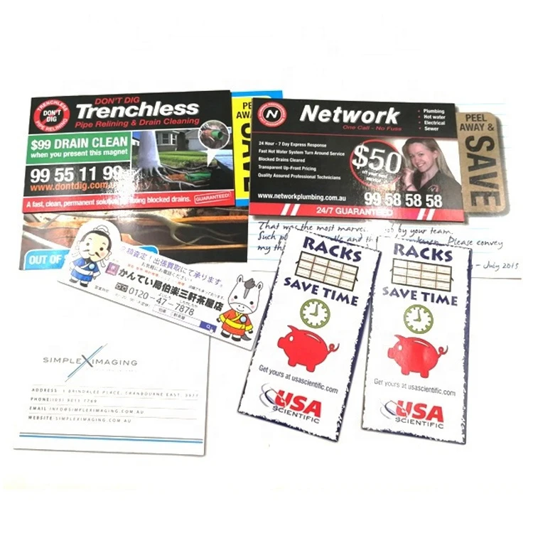 Advertising Promotion Gifts Custom Logo Printing Sublimation Paper Calendar Fridge Magnet Blank