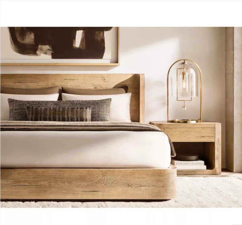 Умная кровать для помещений, деревянная мебель, наборы для спальни, деревянная платформа, кровать