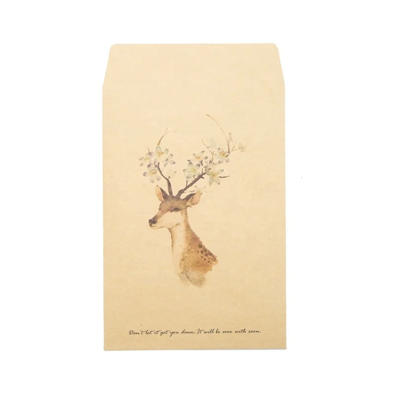 
Custom Design Recycled Office Stationery Packaging Brown Kraft Paper Envelope 